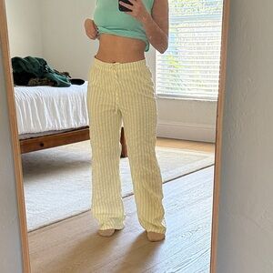Altard State Yellow Striped Pants